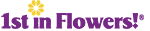 1st In Flowers! Logo